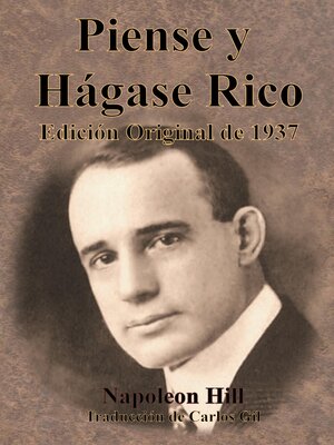 cover image of Piense y Hágase Rico Edición Original de 1937